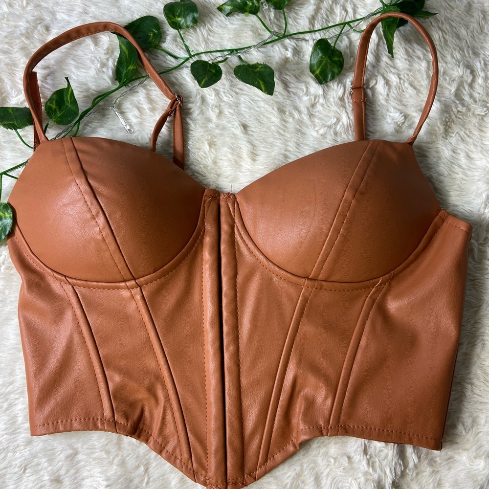 Women’s Leather Tank Top